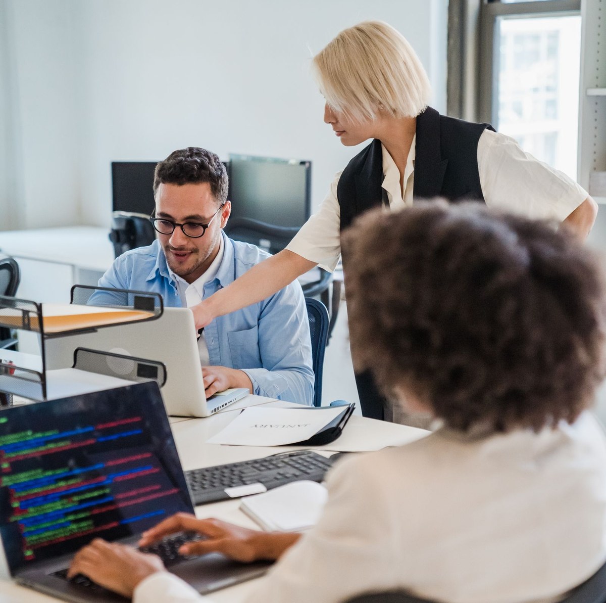 Collaboration in a software development workspace